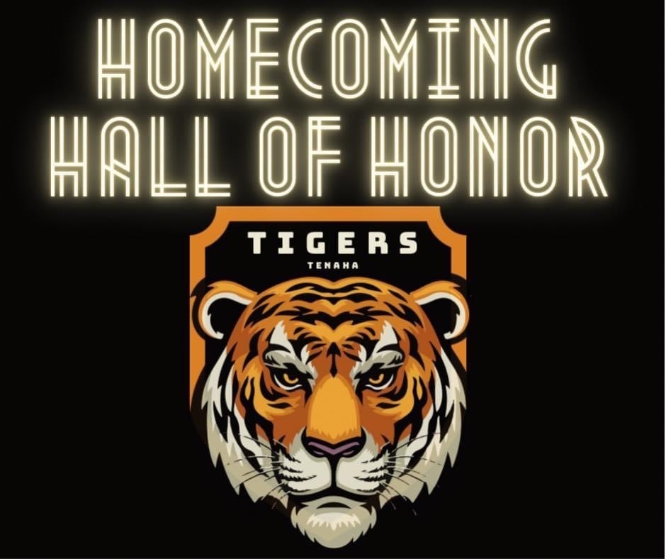 Homecoming Hall of Honor with tiger face