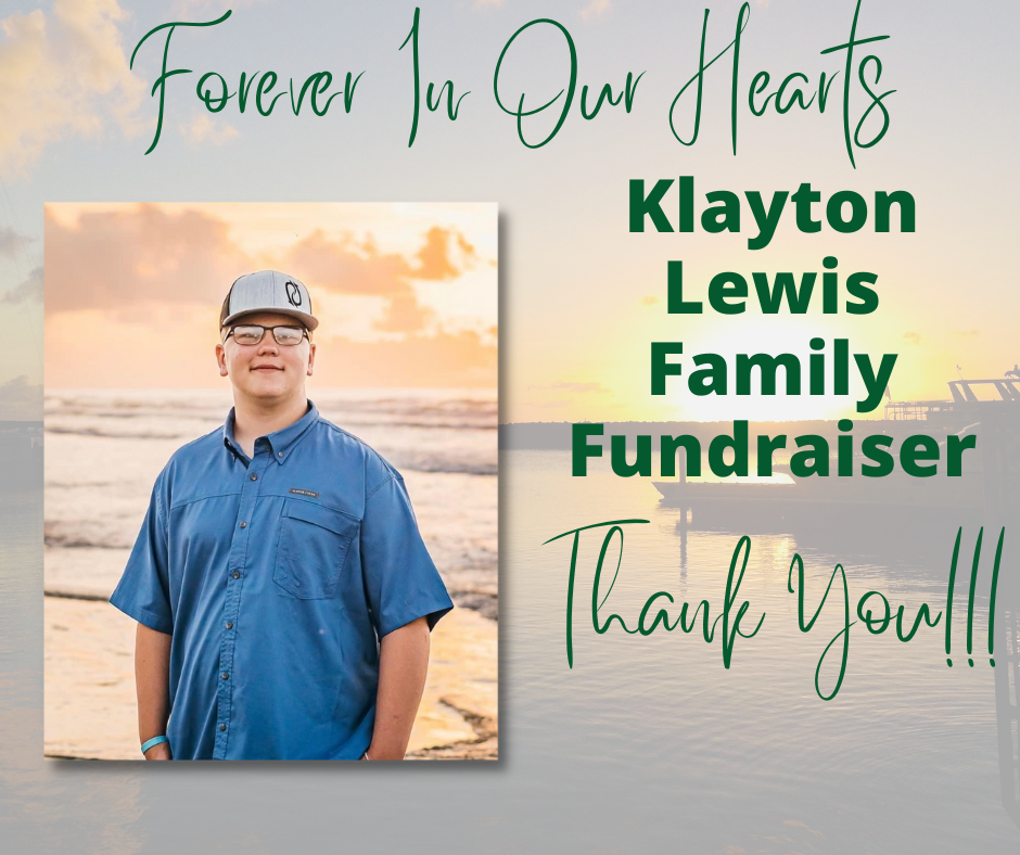 Klayton Lewis Family Fundraiser Thank You