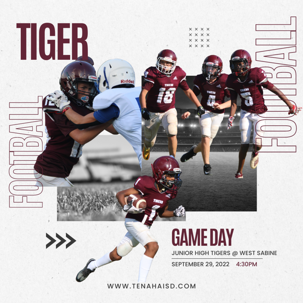 Game Day JH Football @ West Sabine