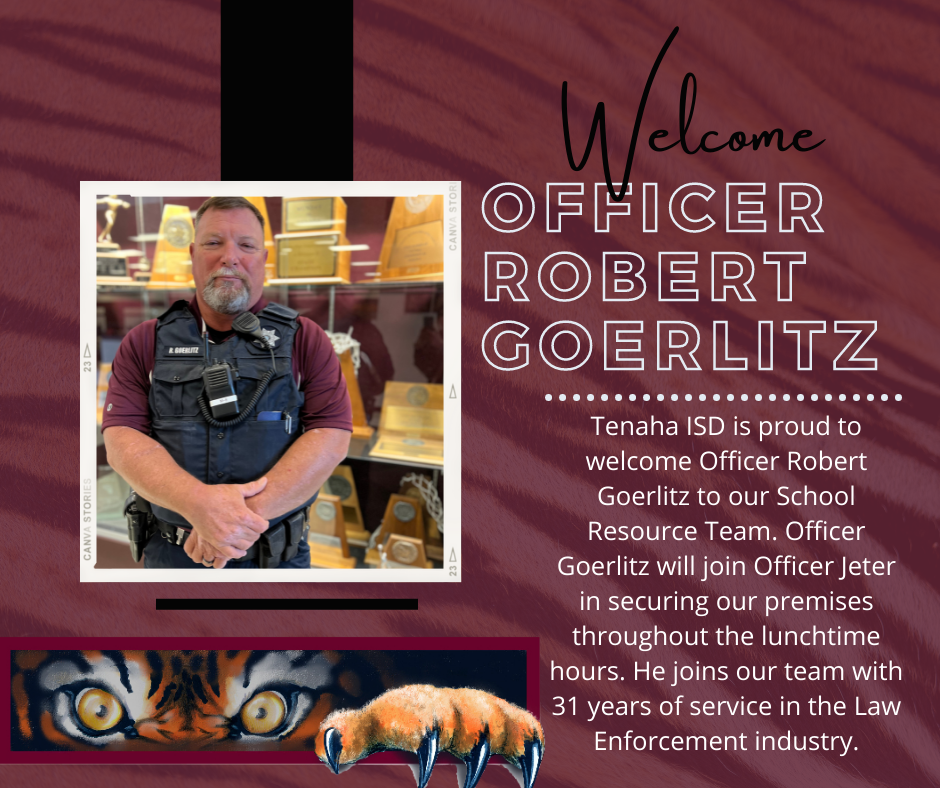 Welcome Officer Goerlitz