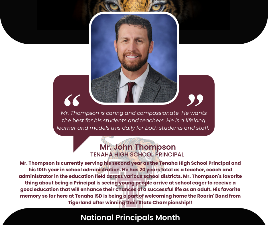 National Principals Month - JT